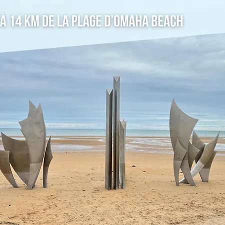 Le So Art, Grande Maison 4 Chambres, Terrain De Petanque, Grand Jardin Clos, Flipper, Babyfoot, Jeux Arcade, Ping Pong,1 Km Mer, Proche Golf, Port En Bessin, Bayeux Et Plages Du Debarquement, Adaptee Enfants