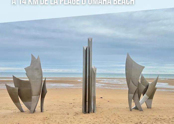 Grande Maison , Jardin,flipper,babyfoot, Ping Pong, Proche Golf, Port En Bessin, Bayeux Et Plages Du Débarquement, Adaptée Enfants